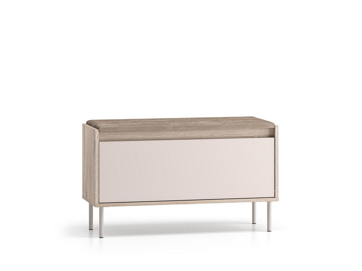 SCHUHSCHRANK VOCO Beige 90x34x55 cm - Beige, Holzwerkstoff (90/55/34cm) - FURNLUX