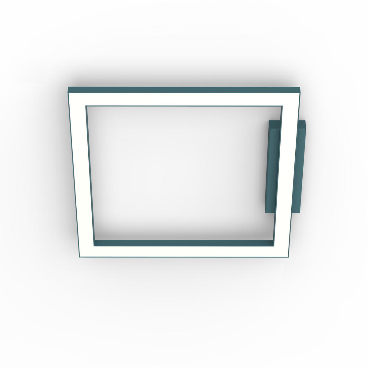 LED-DECKENLEUCHTE - Graubraun, Metall (40/40/100cm) - Lumicom