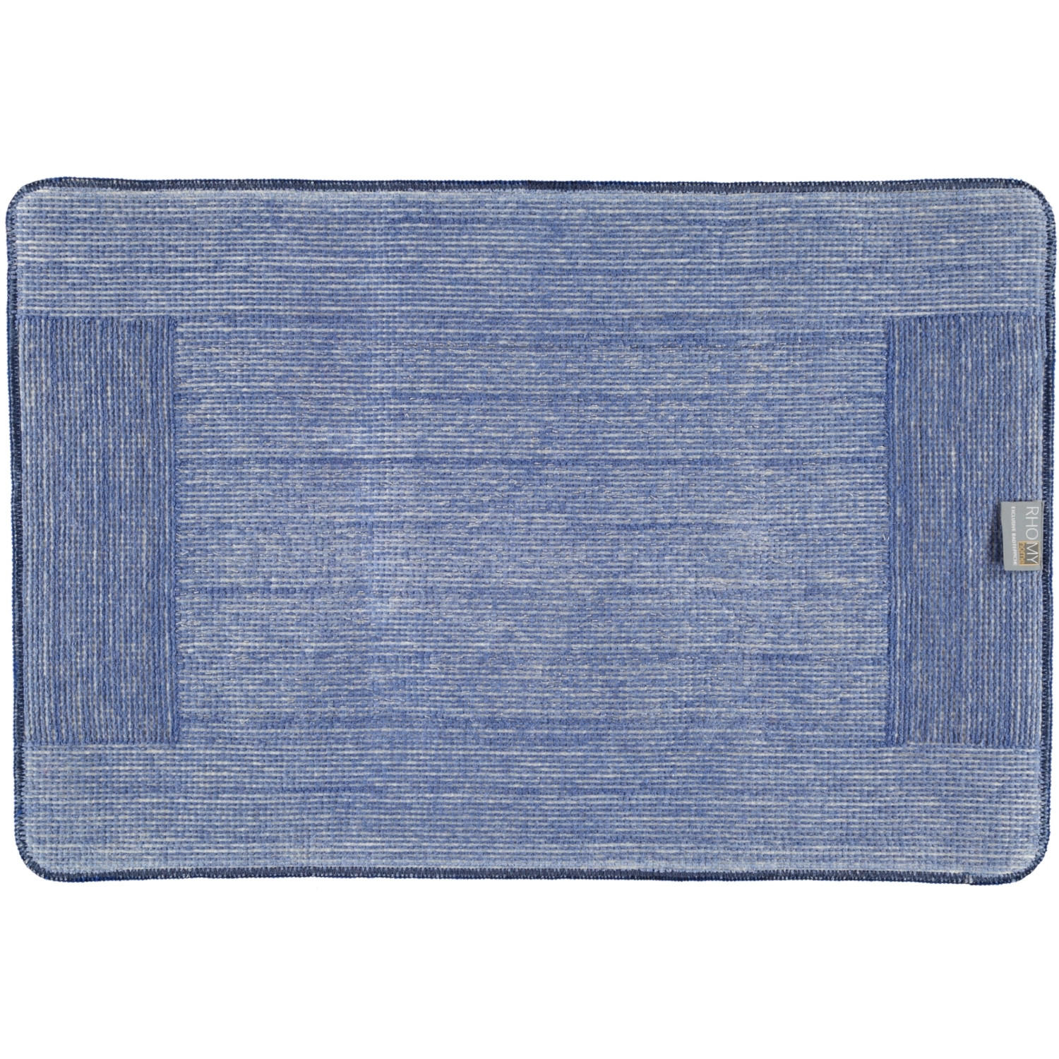 BADTEPPICH VERSAILLES ROYALBLAU-LUREX - 408 - Blau, Textil (60/90cm) - Rhomtuft