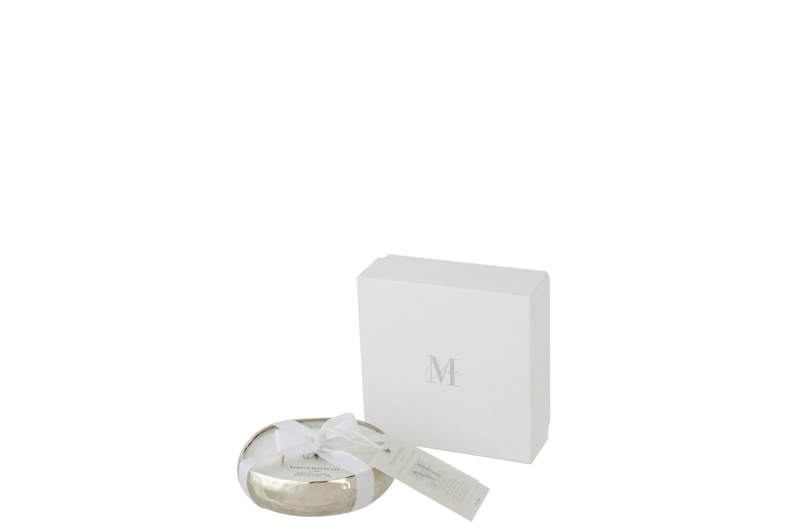 DUFTKERZE M-CHIC - Silber - S - 18 Std. - Silberfarben, Paraffin (12/3.5cm) - J-Line