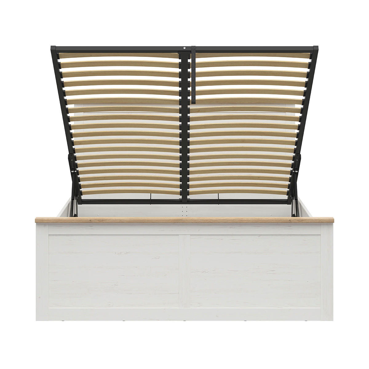 BOXSPRING POSTEL 160/200 Aksel Bílá - bílá, kompozitní dřevo (160/200cm) - Petits-meubles