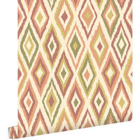 TAPETE Karomuster 50 x 900 cm - Beige, Papier (50/900cm) - ESTAhome