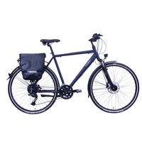 TREKKING Gent Deluxe Plus Ocean Blue 2x10 Gang 28 Zoll Gr: 52cm & 57cm - Blau, Metall (57cm) - Hawk Bikes