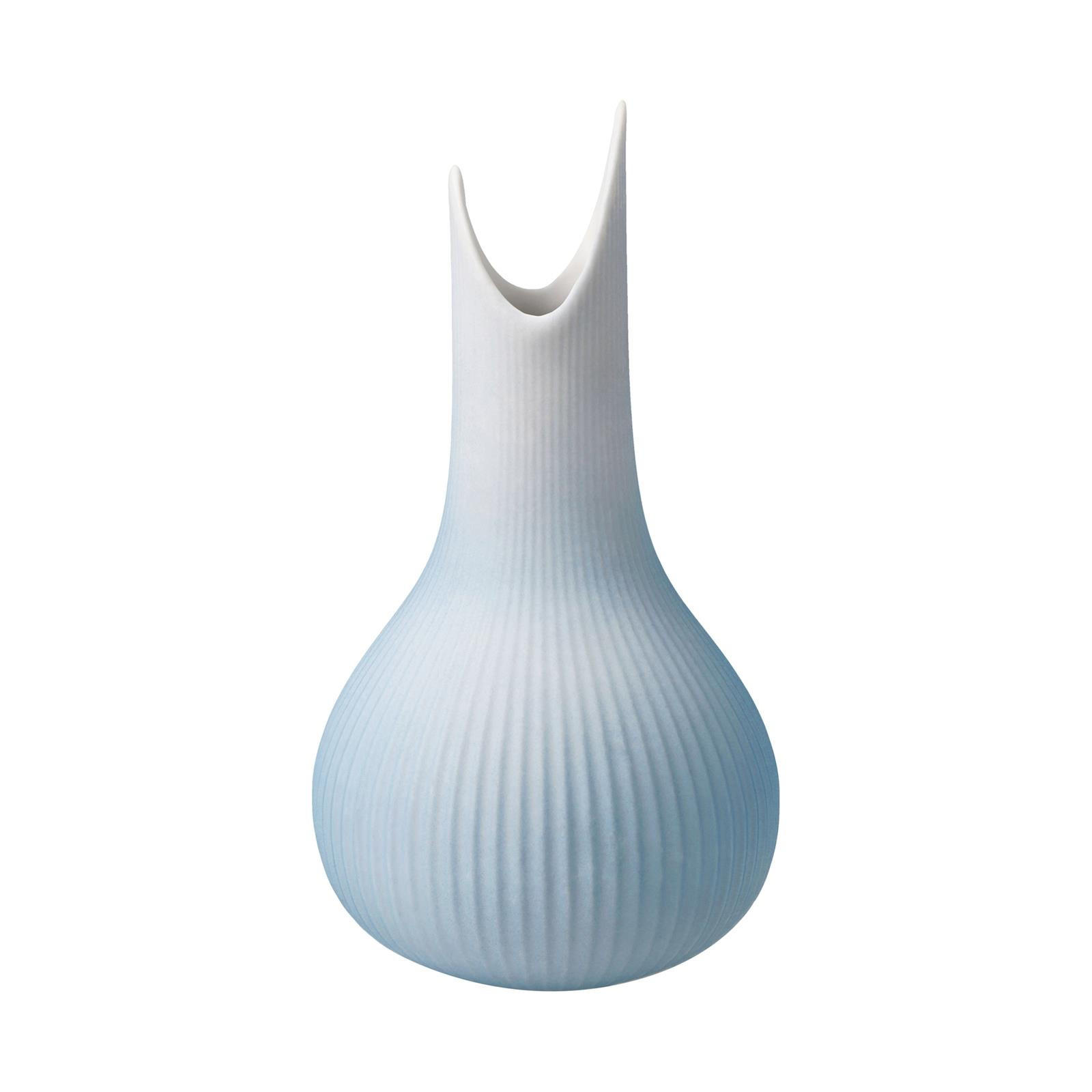 VASE Studio 8 Raindrop Ice blau 15 cm - Blau, Keramik (15cm) - Goebel