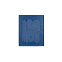 WANDDEKORATION August Blau - Blau, Naturmaterialien (52/4cm) - Zuiver