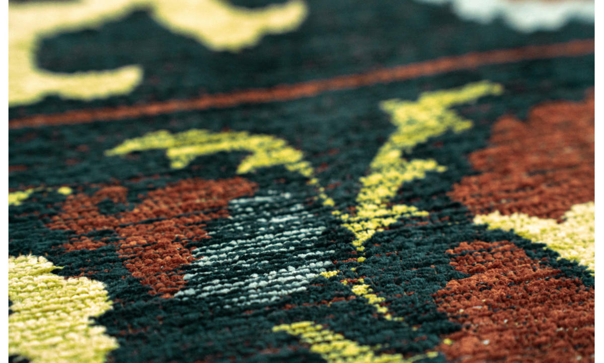 TEPPICH Flachgewebe Orient TABRY Schwarz 140 x 200 cm - Schwarz, Textil (140/200cm) - Novatrend