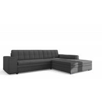ECKSOFA Lusaka Mit Schlaffunktion - Anthrazit, Holzwerkstoff/Textil (198/292cm) - Fun Möbel