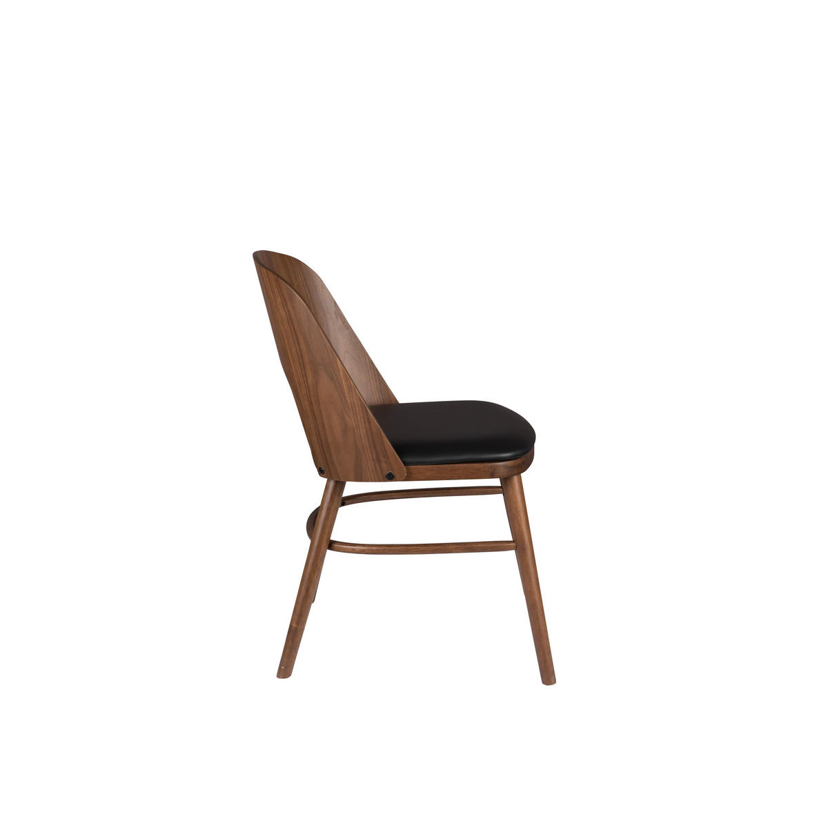ESSZIMMERSTUHL Talika Braun - 2 er Set - Schwarz/Braun, Holz (45/81.5/59cm) - Dutchbone