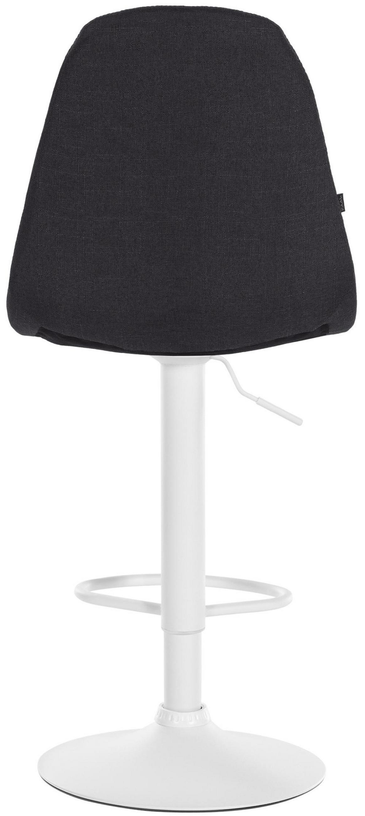 BARHOCKER Metall schwarz - Schwarz, Textil/Metall (47/99/56cm) - CLP