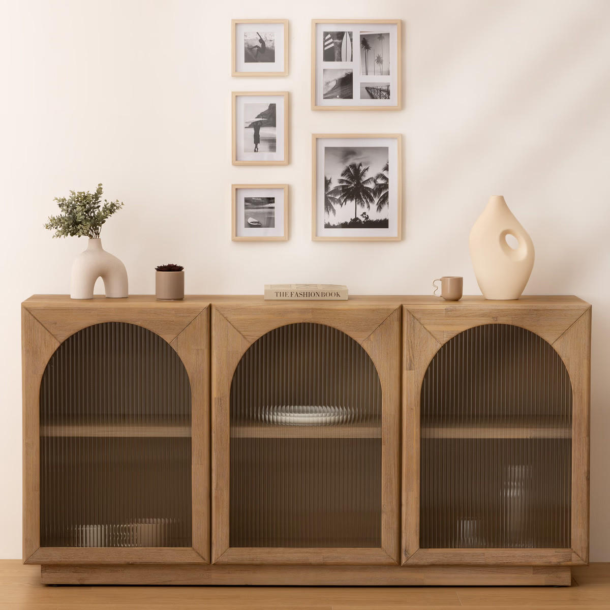 FOTORAHMEN Eichenholzfarbe Erin 5er-Set - Beige, Holzwerkstoff (26.5/31.5/2cm) - Atmosphera Createur d´interieur