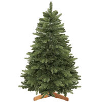 WEIHNACHTSBAUM PVC Stahl Grün - Grün, Kunststoff (150cm) - HOMCOM