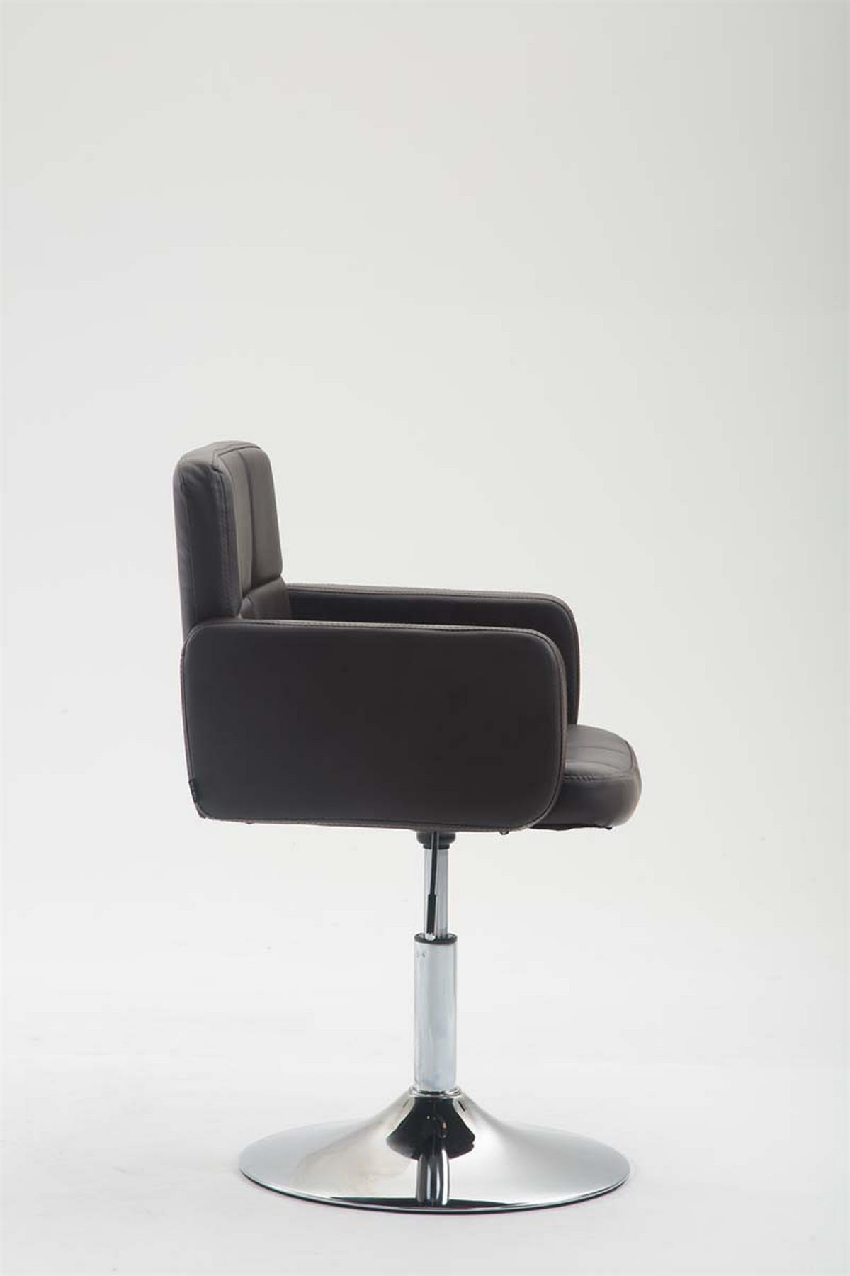 SESSEL Lederlook braun - Braun, Textil/Metall (58/80/48cm) - CLP