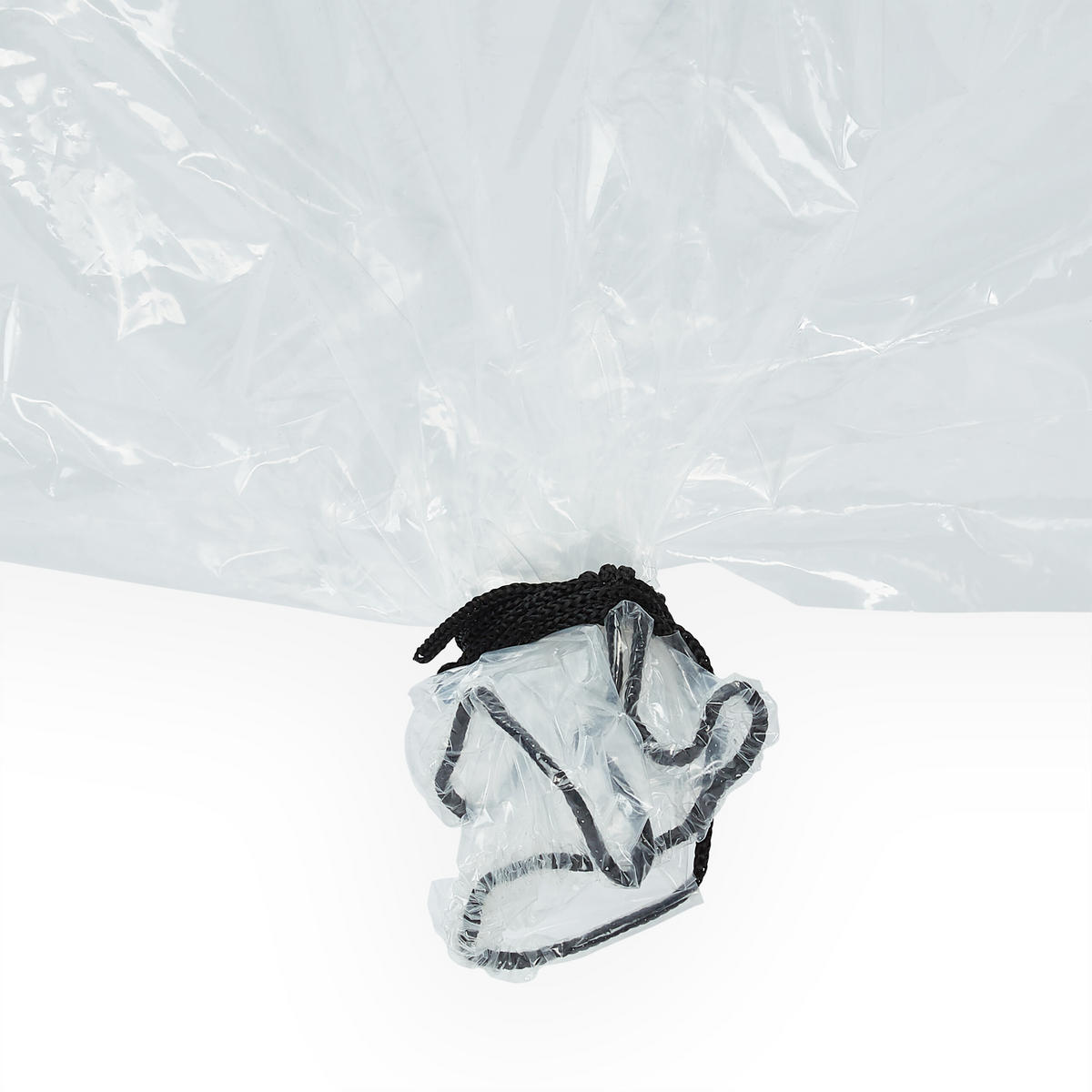 FOLIENTUNNEL - Transparent, Kunststoff/Metall (40/47/700cm) - Relaxdays