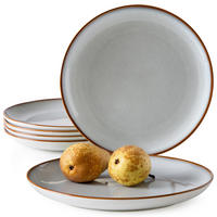 TELLER-SET Speisetellerset PORTOFINO 6-tlg - Blaugrau, Keramik (27cm) - Ritzenhoff Breker