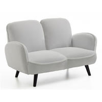 SOFA Ben Teddystoff weiß - Weiß, Textil (140/83/87cm) - ATLANTIC home collection