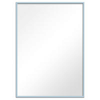 SPIEGEL – Himmelblaues Holz - Blau, Glas/Holz (40/50/2cm) - Poster&Frame