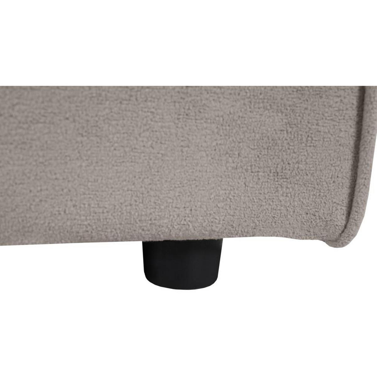 2-SITZER SOFA Pedro ohne Schlaffunktion cappuccino - Schwarz/Cappuccino, Textil (185/75/88cm) - Beautysofa