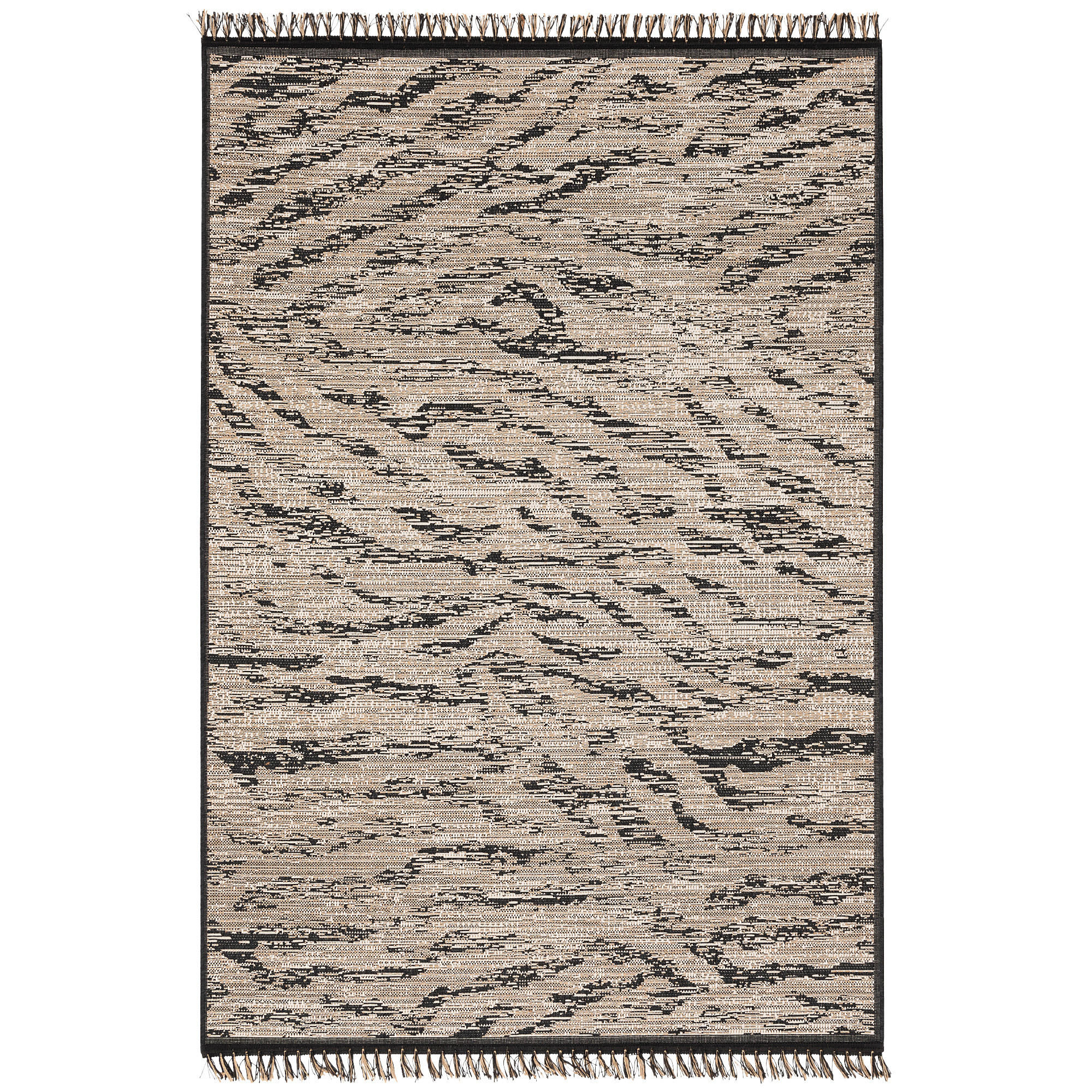JUTE NATUR STYLE TEPPICH ORIGIN ANIMAL PRINT - Beige, Textil (80/150cm) - Pergamon