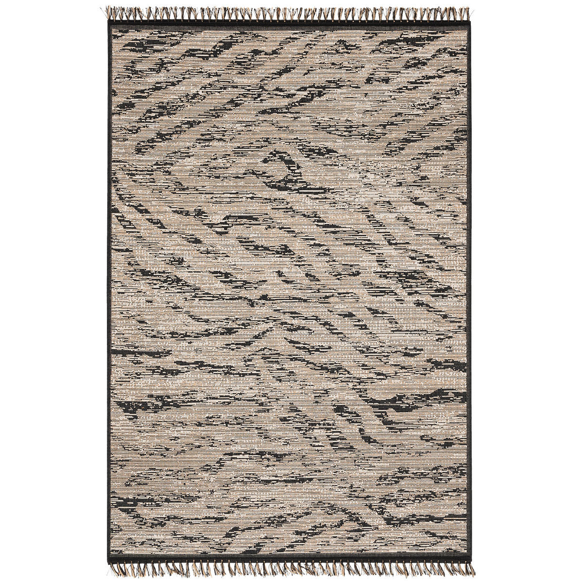 JUTE NATUR STYLE TEPPICH ORIGIN ANIMAL PRINT - Beige, Textil (80/150cm) - Pergamon