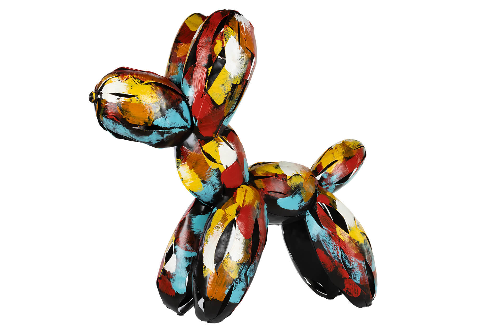 METALLSKULPTUR Bunt 58/58 cm - Multicolor, Metall (4/58/22cm) - KUNSTLOFT