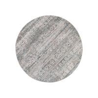 TEPPICH VALLEY Grau Rund 200/200 cm - Grau, Textil (200/200cm) - Tapiso