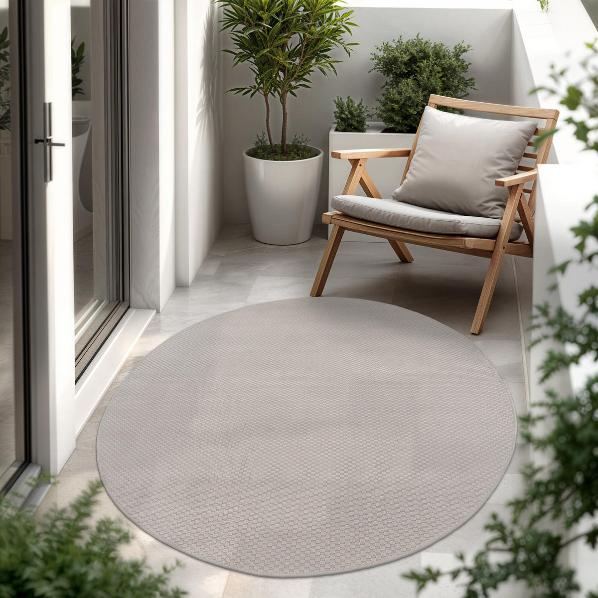 OUTDOORTEPPICH 200/200 cm Venedig 165 - Beige, Textil (200/200cm) - Paco Home