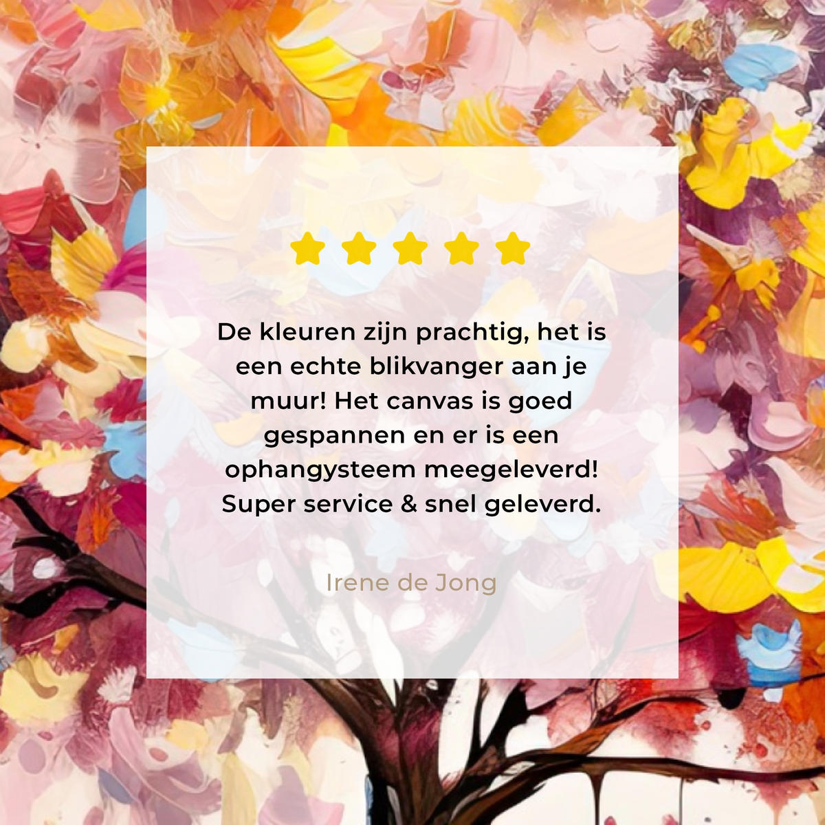 LEINWANDBILD Aquarell - Baum - Kunst - Abstrakt Wandbilder 80x60 cm - Multicolor, Textil (80/60cm) - MuchoWow