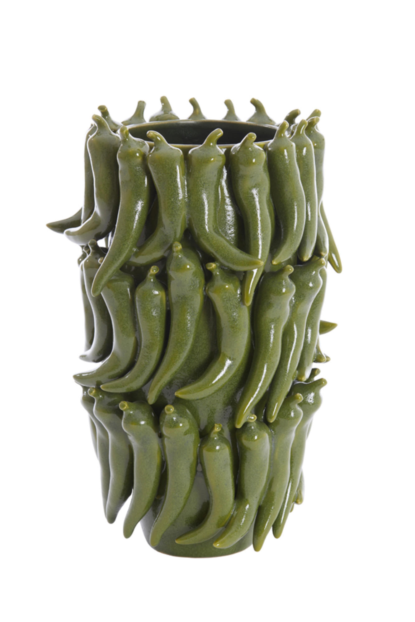 Light & Living Vase Grün 39 cm
