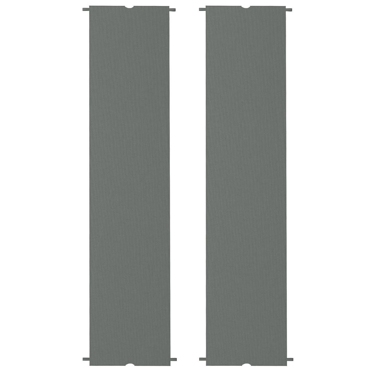 ERSATZDACH für Pergola mit UV-Schutz, Sonnensegel für Terrassenüberdachung für 3 x 3 m Pavillon, Dunkelgrau - Dunkelgrau, Textil (488/1/122cm)