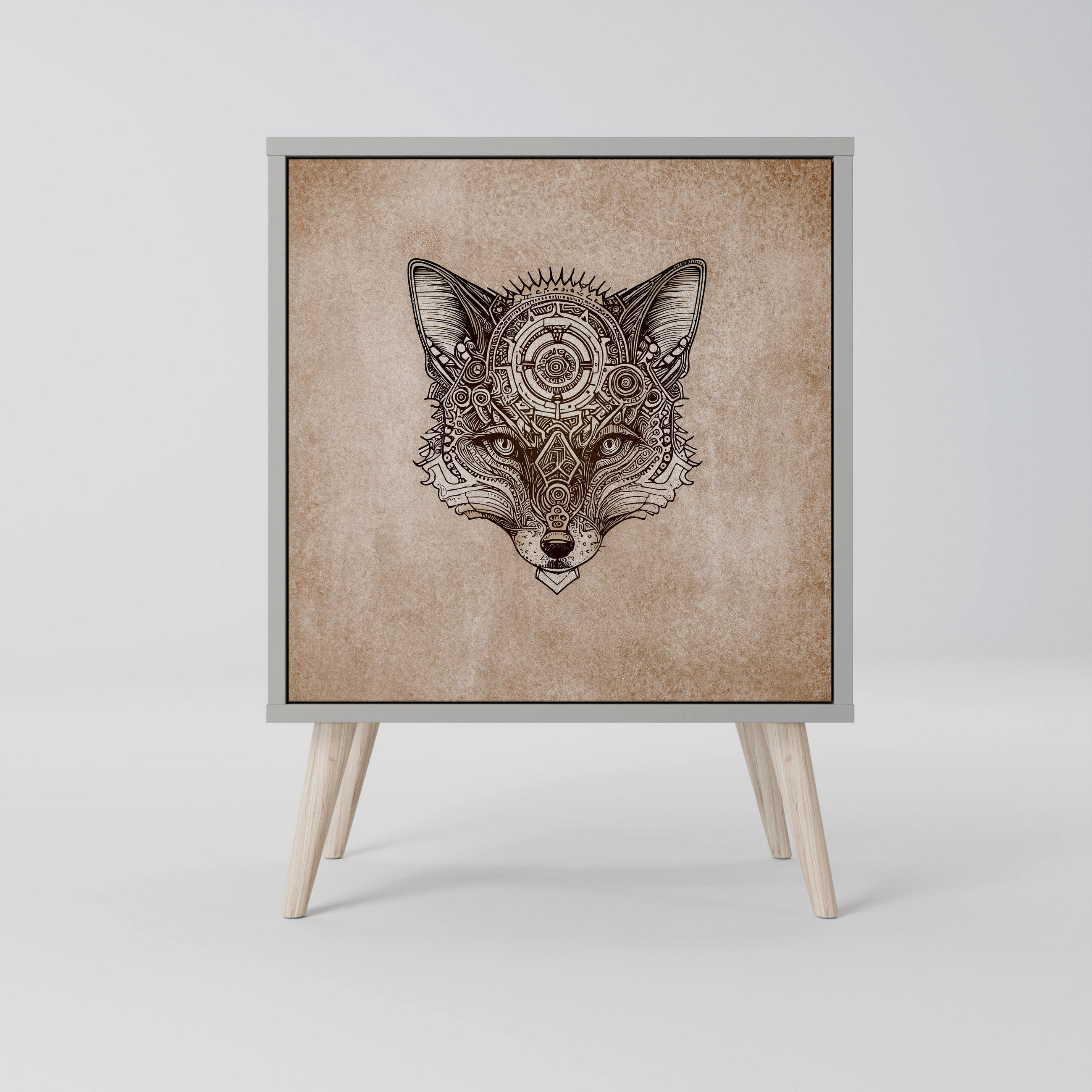 SpaceRebels Sideboard Grau 57.5x77.5x42 cm