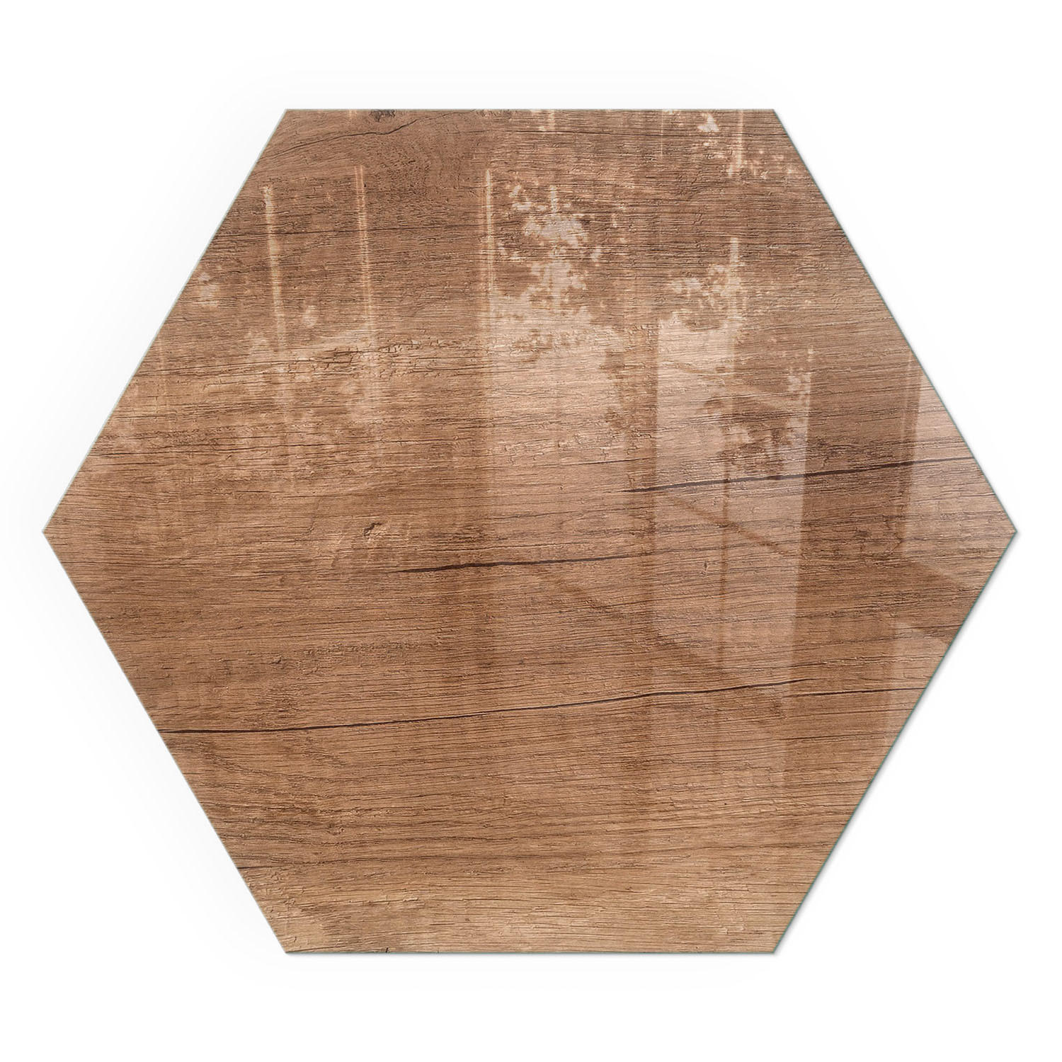 GLASPLATTE für Kamin h40 cm - Braun, Glas (40/40/0.4cm) - TULUP