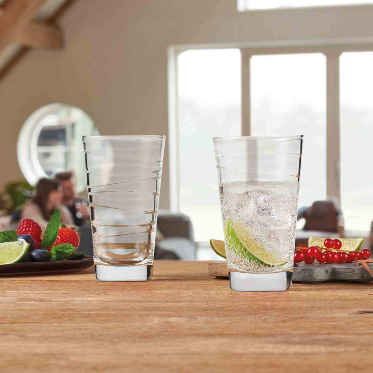 TRINKGLÄSER Vario transparent 280 ml 12er Set - Transparent, Glas (0.28L) - Leonardo Living