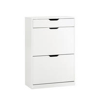 SCHUHSCHRANK Weiß - Weiß, Holzwerkstoff (60/90/30cm) - SoBuy