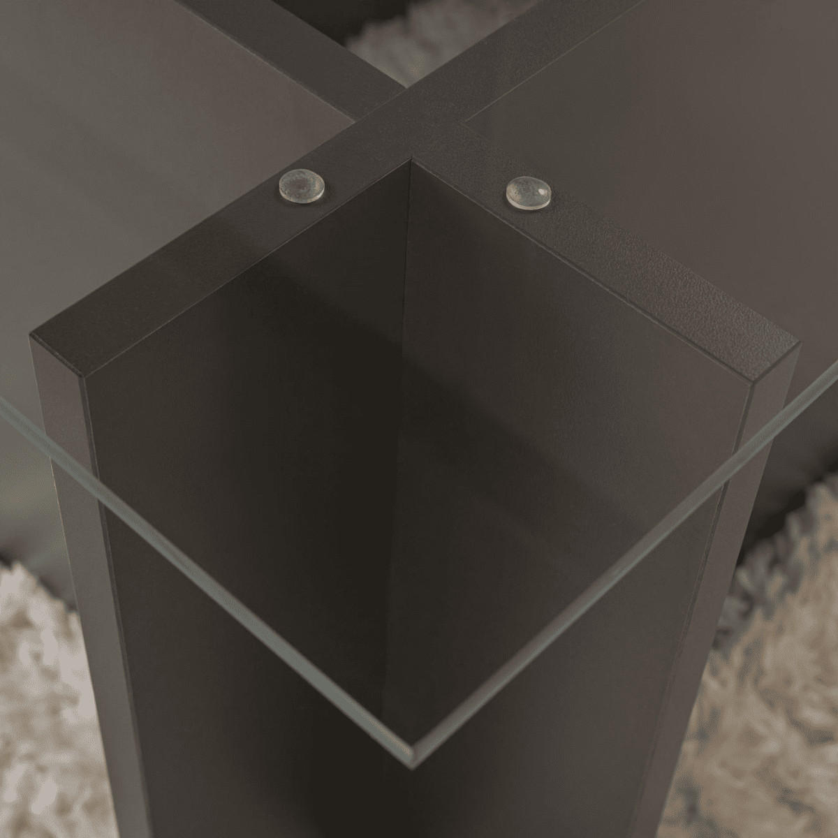 COUCHTISCH vetrino Anthrazit - Anthrazit, Holzwerkstoff (70/65/40cm) - Calicosy