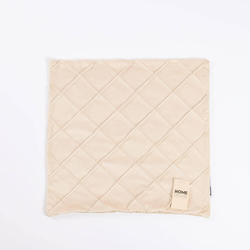 KARO Kissenbezug LORI mit Kissenfüllung - Beige - Beige, Kunststoff (50/50cm) - Home Deluxe