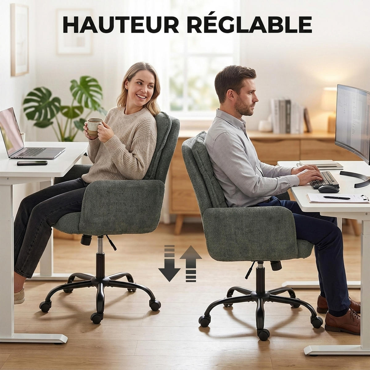 BÜROSTUHL Grün 72.0/67.0/103.0 cm - Grün, Textil (67/103/72cm)