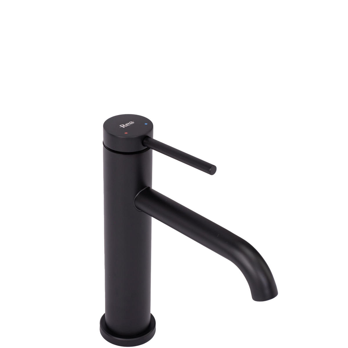 WASCHBECKENARMATUR Rea Clif Black Mat - Schwarz, Metall (4/20.5/16.5cm) - REA