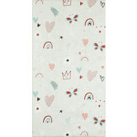 KINDERTEPPICH mit mehrfarbigem Muster Happy 80x150 cm - Pink, Textil (80/150cm) - Nazar Rugs