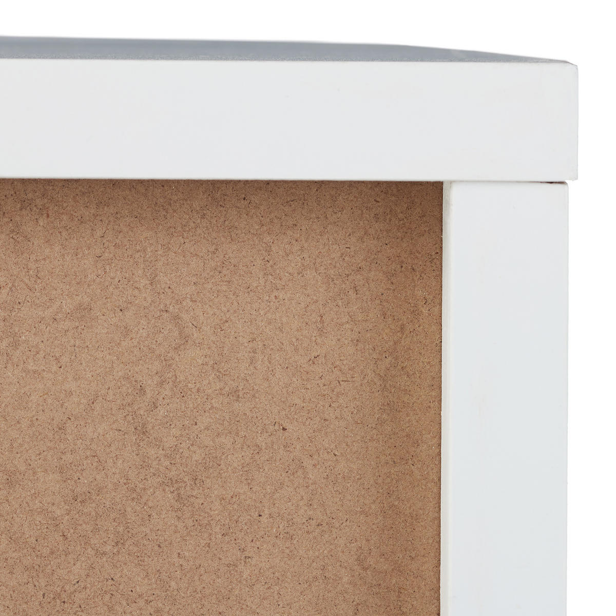 TV-BOARD - Weiß, Holzwerkstoff/Textil (80/35/35cm) - Relaxdays