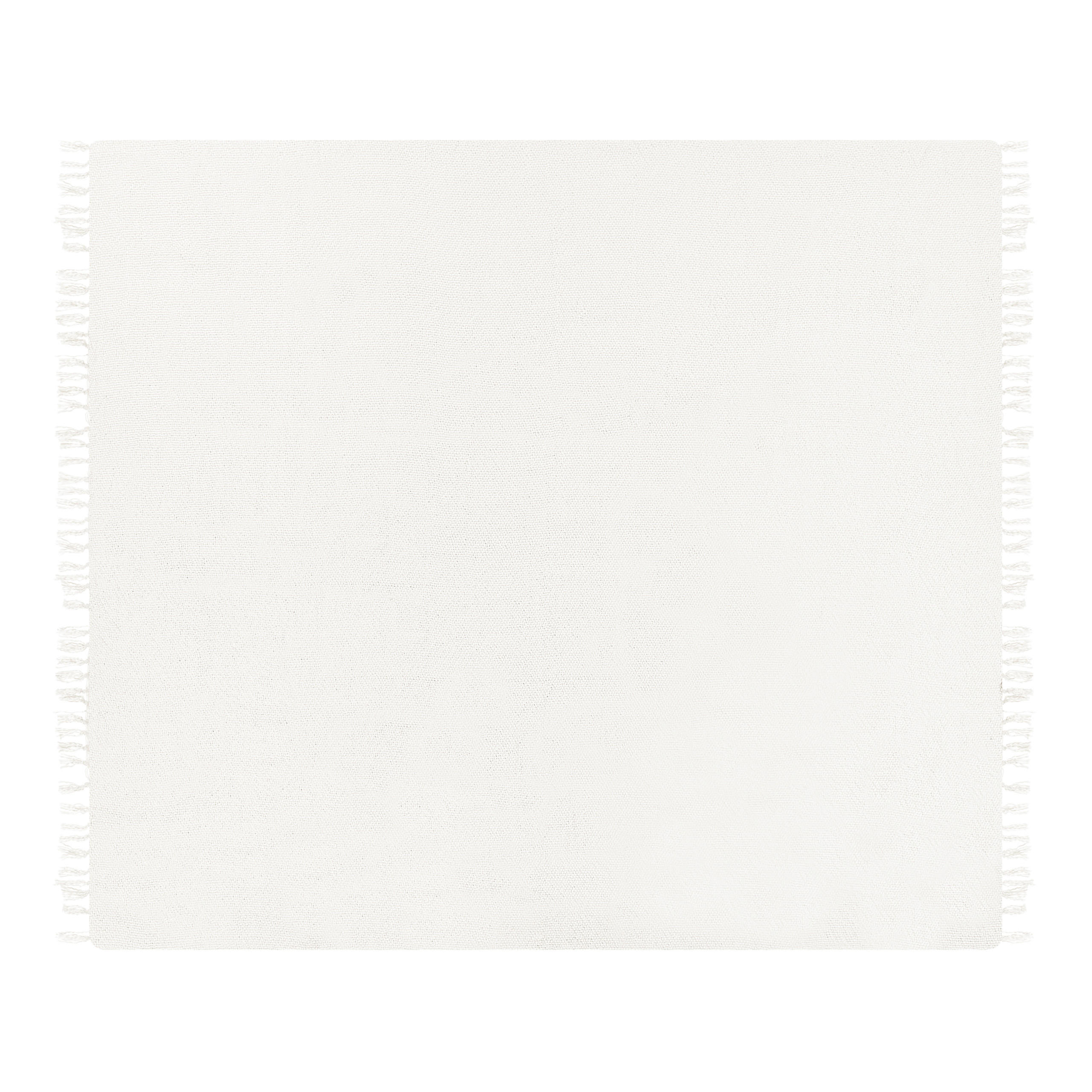 DECKE Weiß 220/240 cm Chaohani - Weiß, Keramik (220/240cm) - Beliani