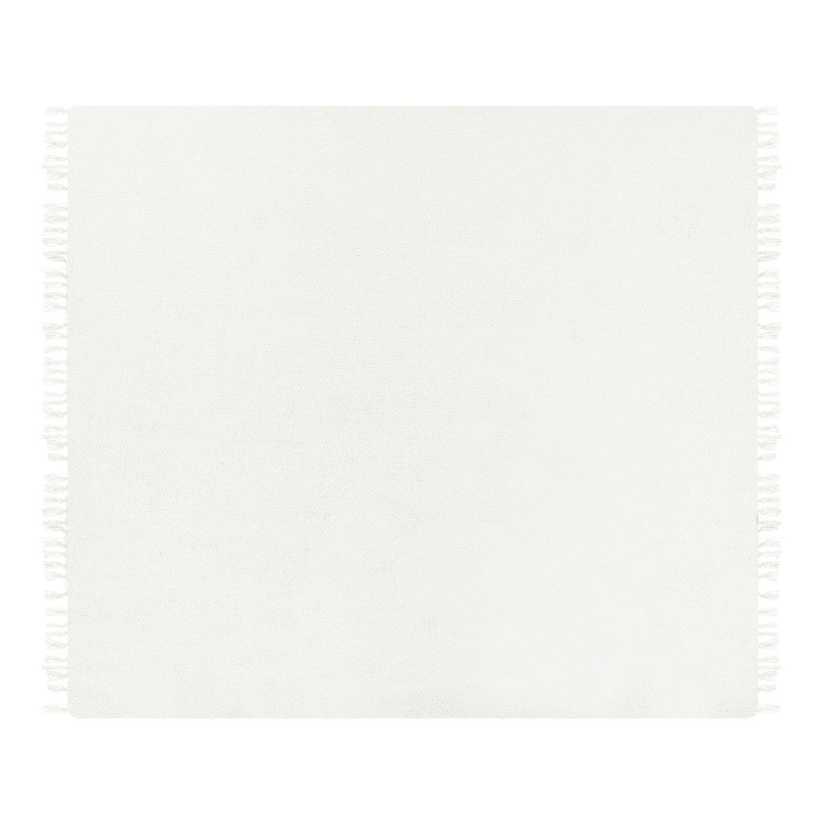 DECKE Weiß 220/240 cm Chaohani - Weiß, Keramik (220/240cm) - Beliani