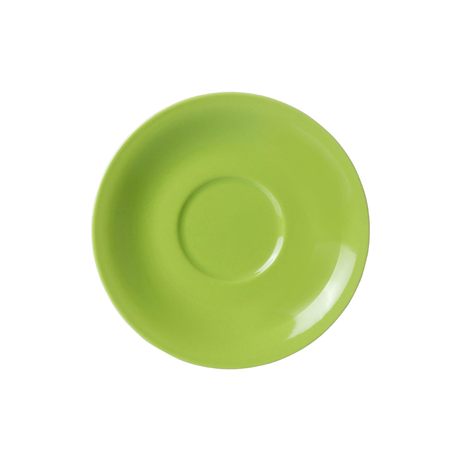 KAFFEEUNTERTASSEN Doppio Grün ø 16 cm 6er Set - Grün, Keramik (16cm) - Ritzenhoff Breker