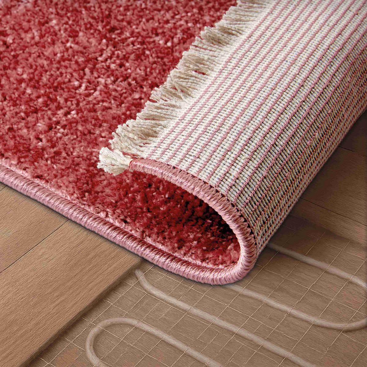 KURZFLORTEPPICH STEVIE - Pink, Textil (120/180cm) - Astra