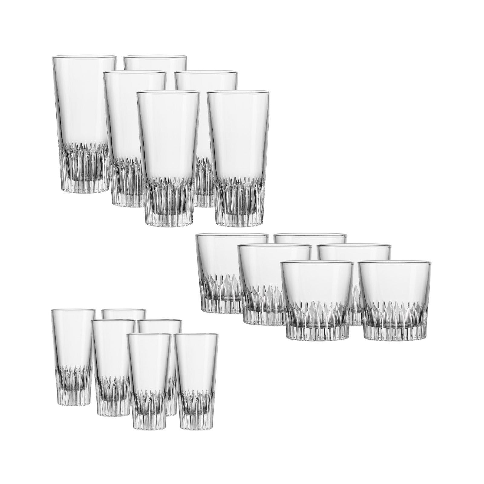 BARGLÄSER-SET Bergamo transparent 18er Set - Transparent, Glas - Ritzenhoff Breker