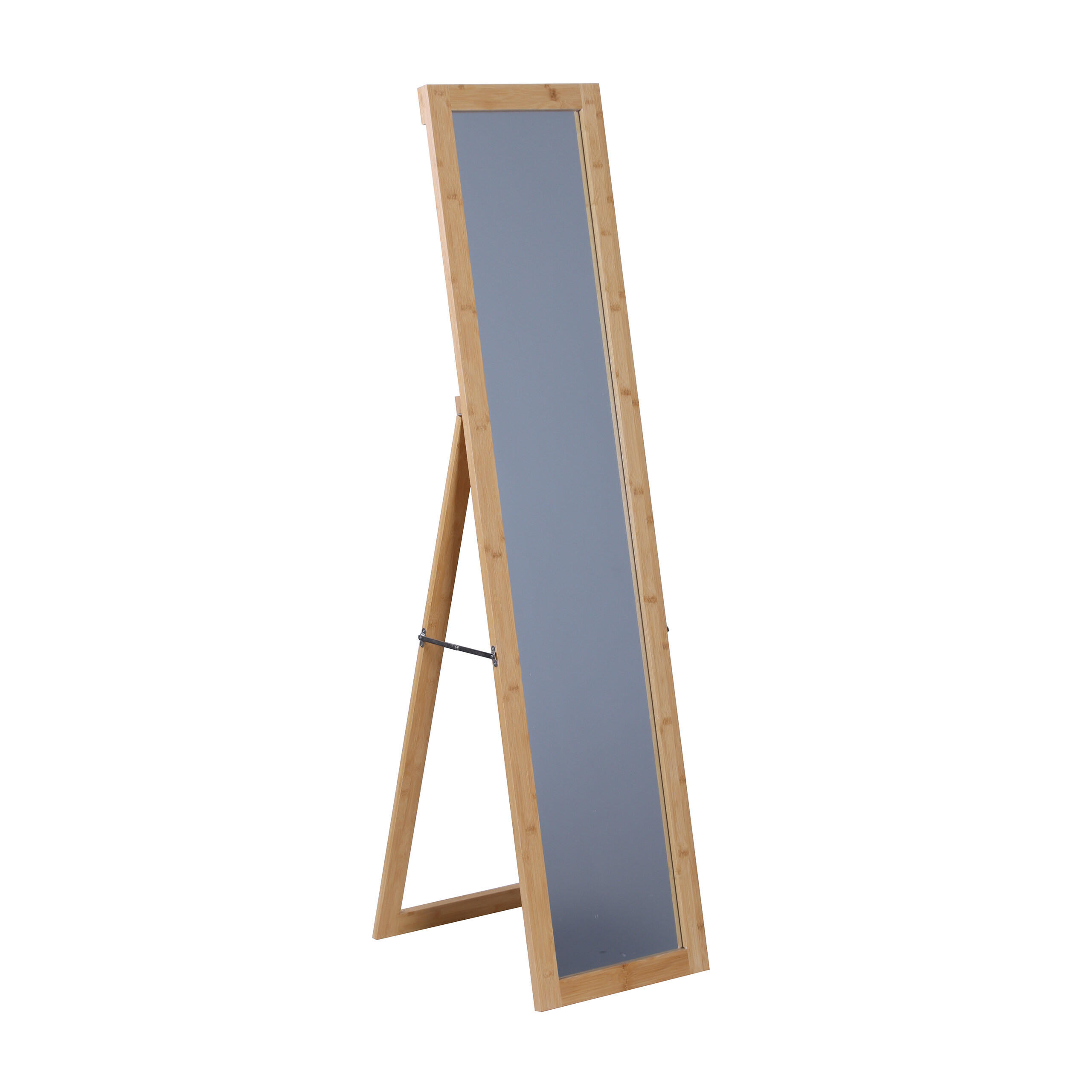 OGLINDA Natural rama din bambus 2in1 de podea si de perete 155x37 cm