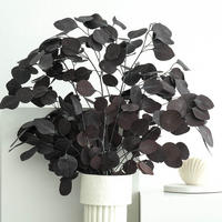 TROCKENBLUMEN Eukalyptus Popolus - der Runde Rot - Rot, Naturmaterialien (65cm) - Lykke & You