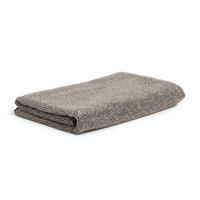 DUSCHTUCH SAUNA - Schwarz/Naturfarben, Textil (70/140cm) - MÖVE