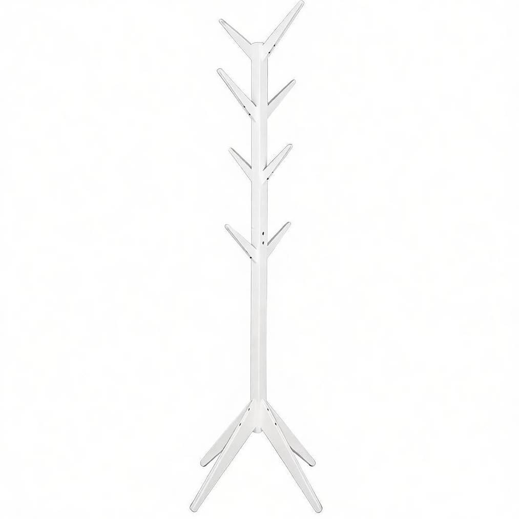 Okwish Garderobenständer Weiß 43x180x43 cm
