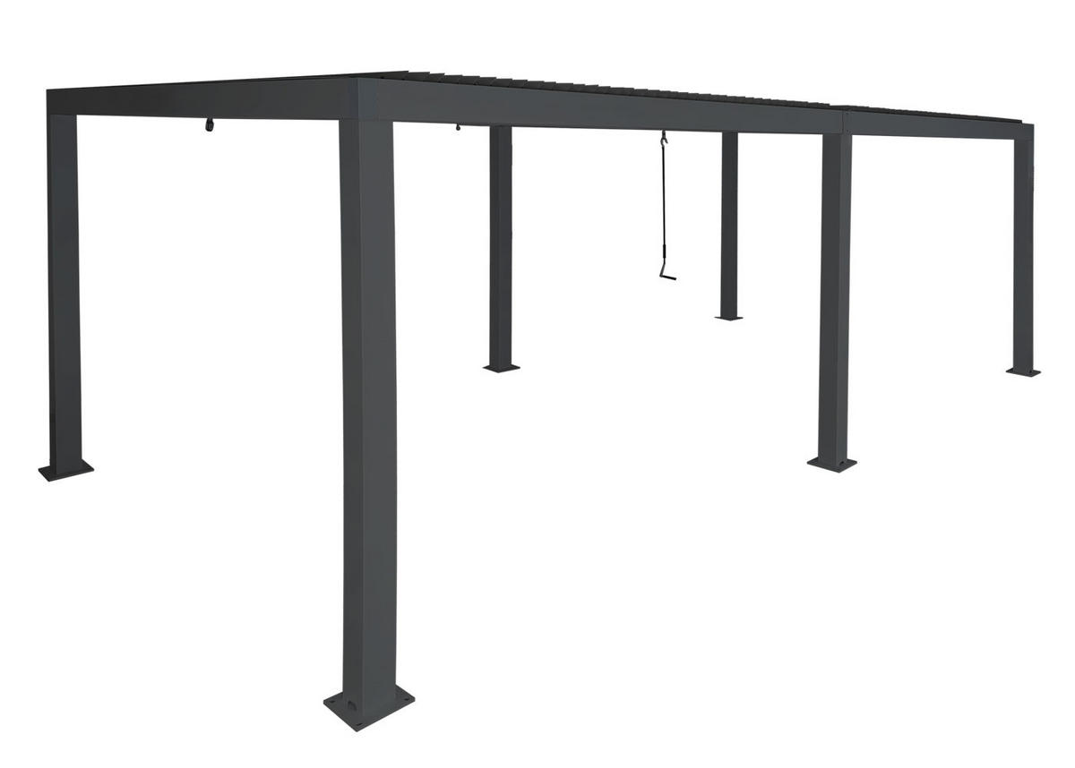 PERGOLA Anthrazit - Anthrazit, Metall (595/220/300cm) - MCW