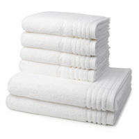 FROTTIERSET Vienna Style Supersoft 6-teilig - Weiß, Textil (50/100cm) - Vossen